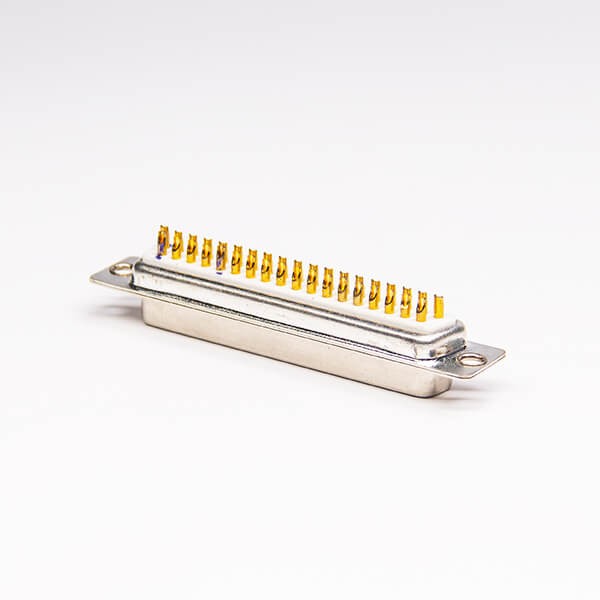 2 Row D SUB 37 Pin Female Machined White Straight Solder Type 20pcs