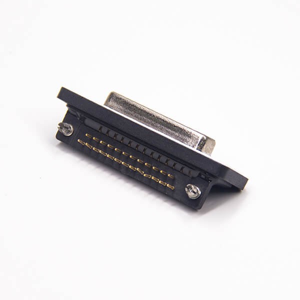 25 Way D sub Standard IP67 Type 2 Rows Through Hole Panel Mount