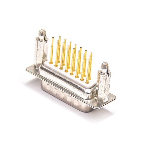 2pcs 15 pin d sub Male Straight Type For PCB Mount Machined Contacts 20pcs