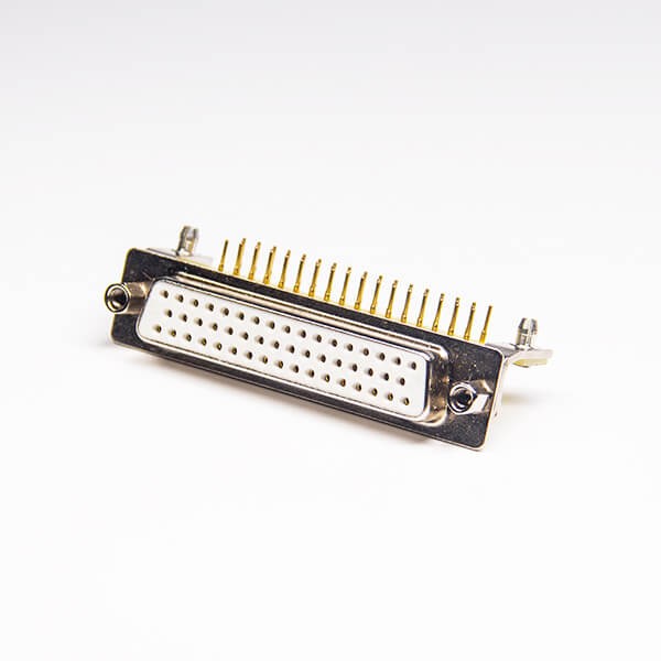 5PCs 50 Pin Right Angled D SUB Connector Female Staking Type for PCB Mount 20pcs