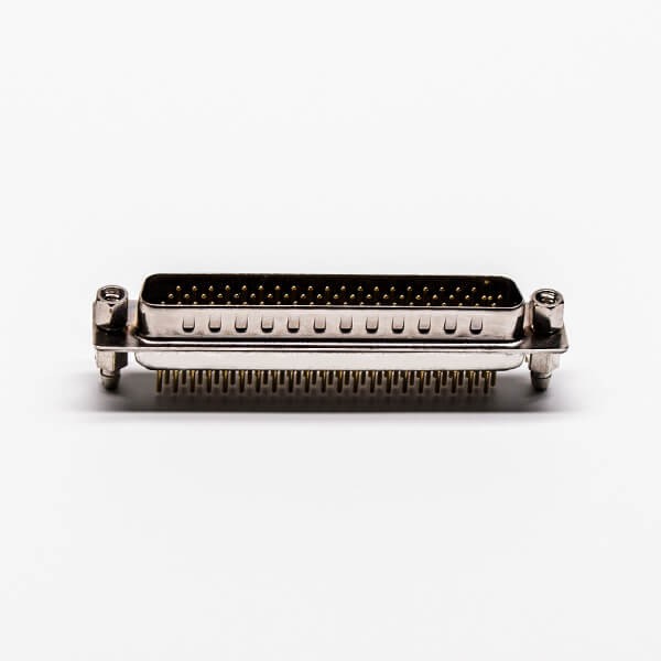 62 Pin D sub Connector Male Straight Staking type Through Hole for PCB Mount