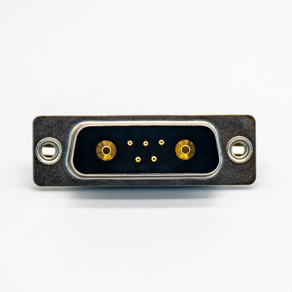 7w2 Combo D sub Connector Male Staking Type Through Hole