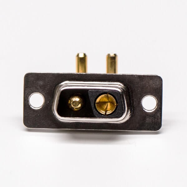 90 Degree D SUB Connector 2V2 Power 20A Solder Type Receptacle For PCB
