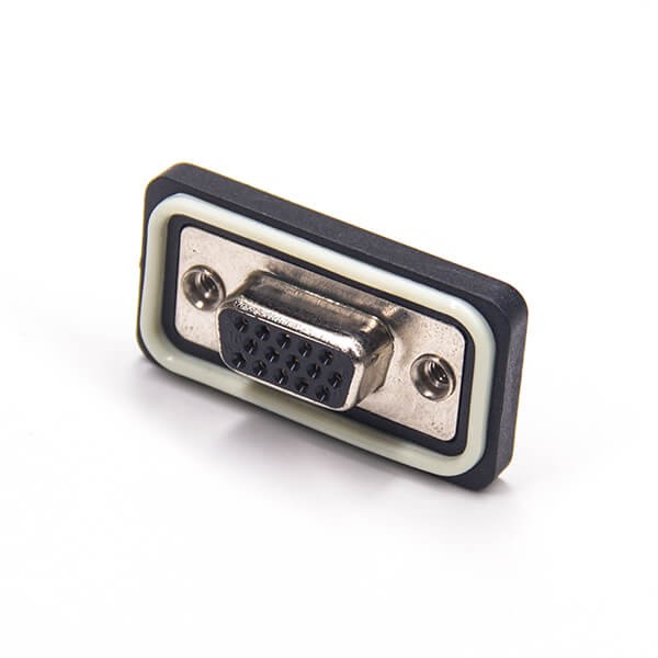 D sub 15 pin vs vga Standard IP67 type 3 Rows Through Hole Panel Mount 20pcs