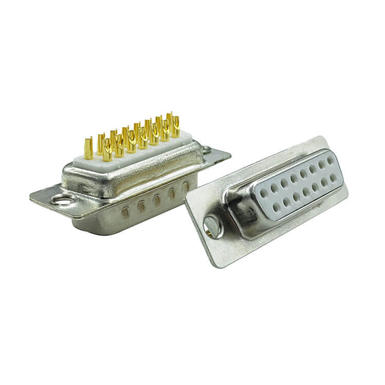 D SUB 15Pin Connector Straight Male Female Solder Type 15pin RS232 Serial Port 2 Rows Bur 10A 20A 30A 40A
