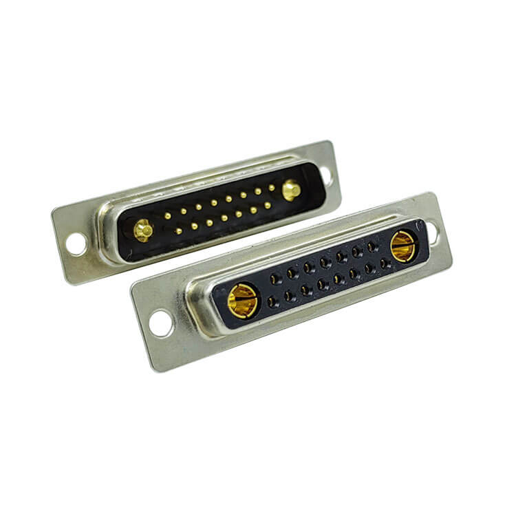 D SUB 17Pin Connector Straight Male Female Solder Type 17pin 17W2 2 Rows High Current