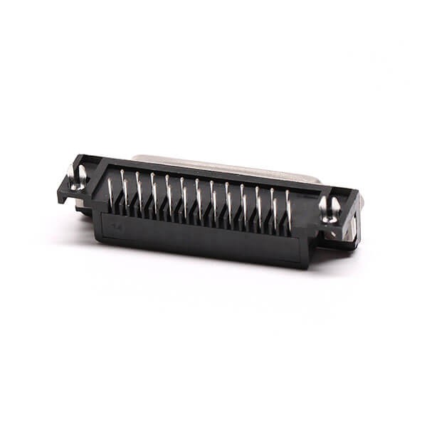 D Sub 25 Pin Female Connector Right Angle Solder Type for PCB Mount 20pcs