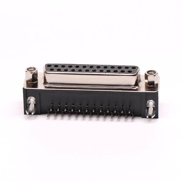 D Sub 25 Pin Female Connector Right Angle Solder Type for PCB Mount 20pcs