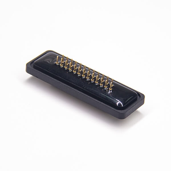 D sub 25 Pin Female Standard IP67 type 2 Rows Through Hole Panel Mount