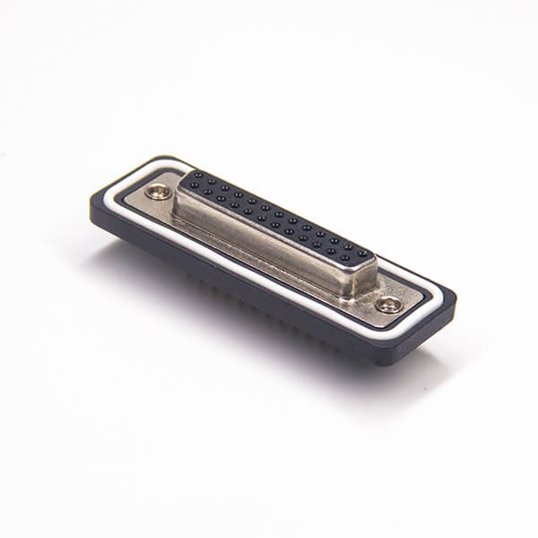 D sub 25 Pin Female Standard IP67 type 2 Rows Through Hole Panel Mount