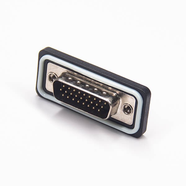 D sub 26 Pin Connector Male Standard IP67 Type Through Hole Panel Mount 20pcs