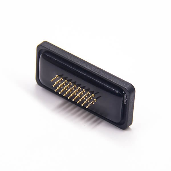D sub 26 Pin Connector Standard IP67 Type Through Hole Panel Mount