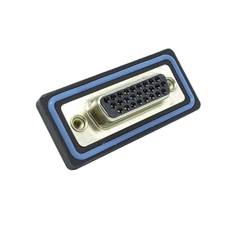 D SUB 26Pin Connector Right Angled Male Female Solder Type 26Pin Waterproof Solid pin