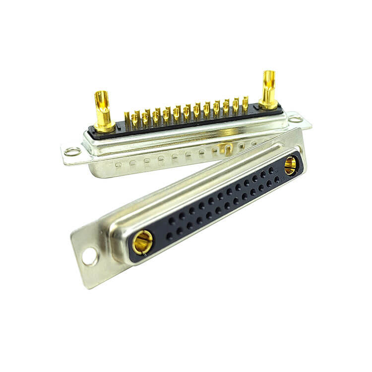 D SUB 27Pin Connector Straight Male Female Solder Type 27pin 27W2 2 Rows High Current