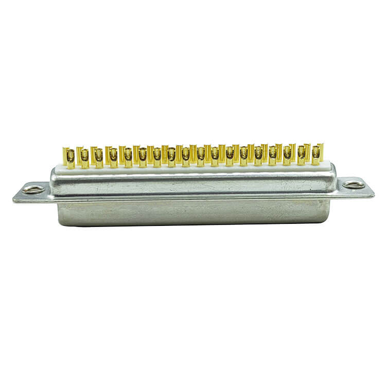 D SUB 37Pin Connector Straight Male Female Solder Type 37pin RS232 Serial Port 2 Rows Bur