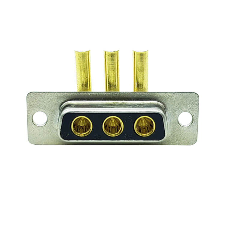 D SUB 3Pin Connector Right Angled Male Female Solder Type 3pin 1 Row High Current