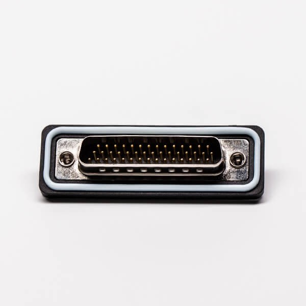 D sub 44 Pin Connector Waterproof Straight Male Machined Solder Type