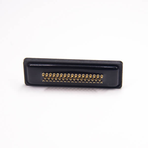 D sub 50 pin Female IP67 Waterproof D-sub 50 Pin Female Connector Solder Type Cable Mount Connector