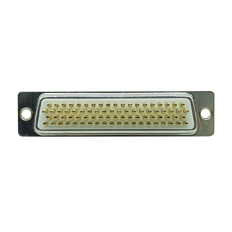 D SUB 78Pin Connector Straight Male Female Solder Type 78pin COM 4 Rows Bur