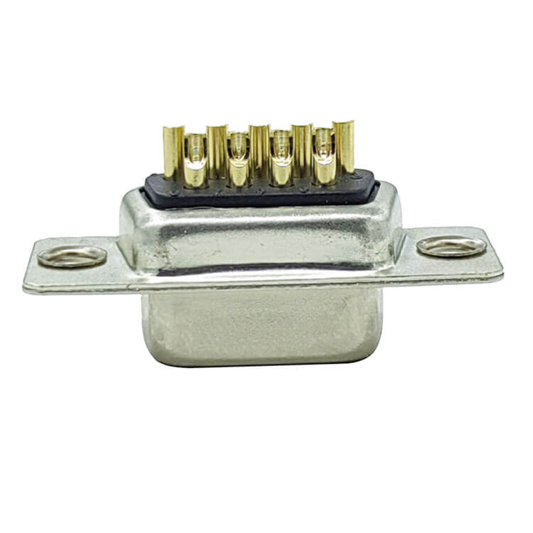 D SUB 9Pin Connector Straight Female Solder Type 9pin RS232 Serial Port 2 Rows Bur