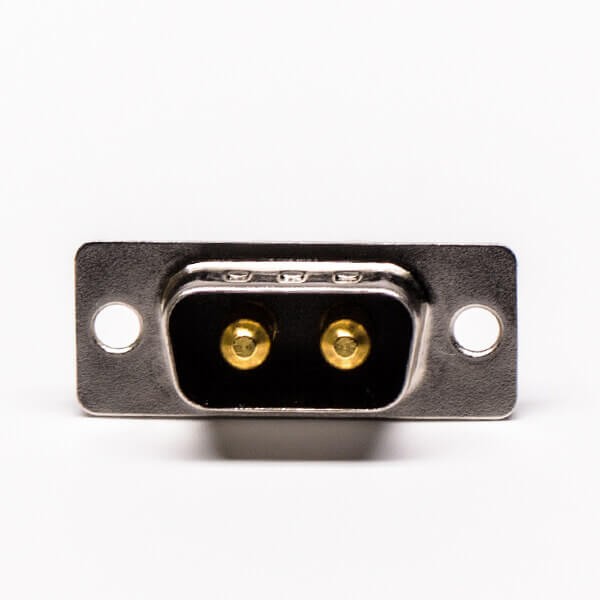 D SUB connector 2W2 Male Power Straight Solder Type For Cable