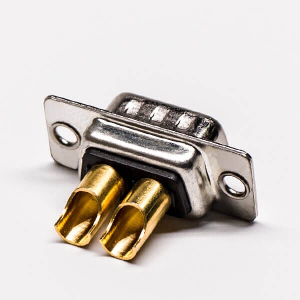 D SUB connector 2W2 Male Power Straight Solder Type For Cable 20pcs