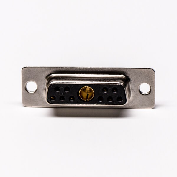 D SUB Connector Cable Mount 11W1 Female Straight Solder Type for Cable with Staking