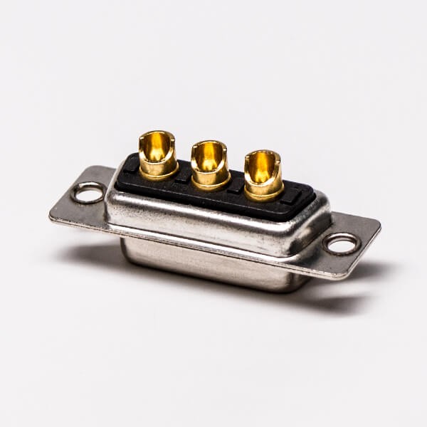 D SUB Connector Female 3W3 180° Staking Type and Solder Type For Cable