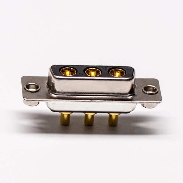 D SUB Female 3W3 Power Connector 180° Through Hole Solder Type for PCB Mount