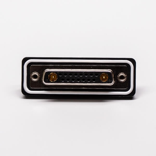 D sub IP67 Connector Coaxial Female Straight 17w2 Solder Type