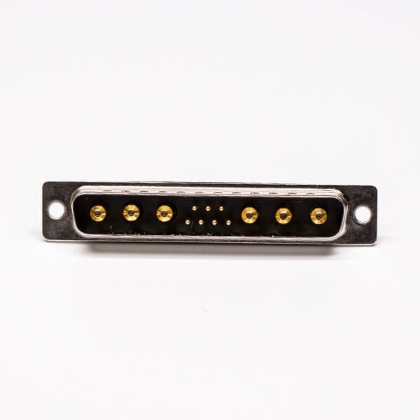 D SUB Power Connector 13W6 Solder Type Male Straight for Cable Staking Type