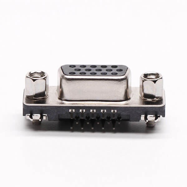 DB 15 90° High Density Staking Type Though Hole for Pcb Mount