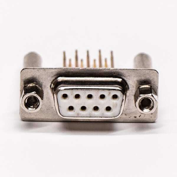 DB 9 PCB Mount Straight Female staking Type Through Hole for PCB Mount