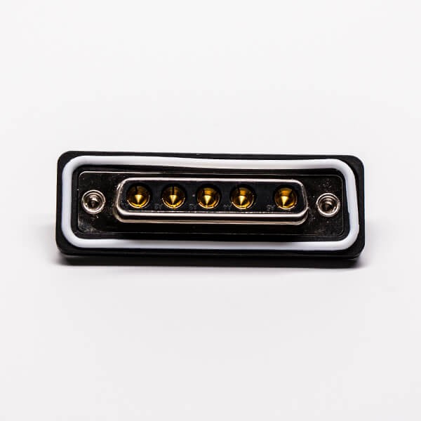 DB IP67 Female Straight 5w5 Machined Connextor for Cable Solder Type