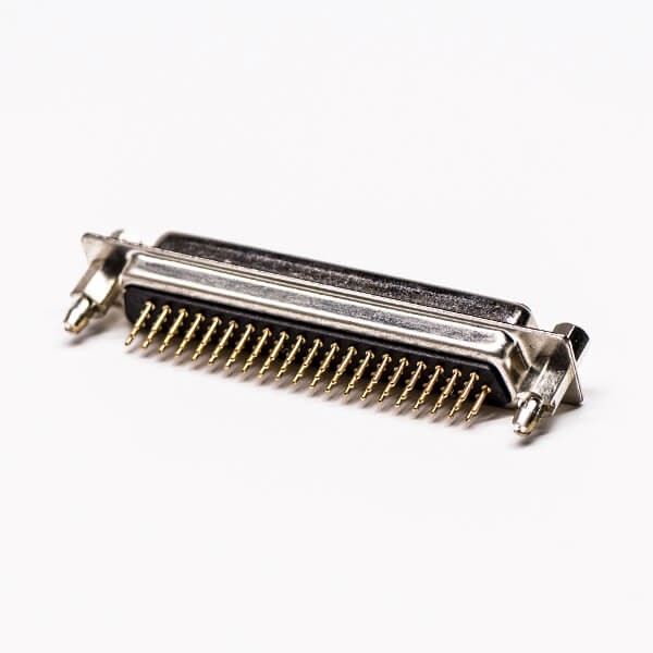 High Density D sub 62 Pin Male Straight Staking type Through Hole for PCB Mount