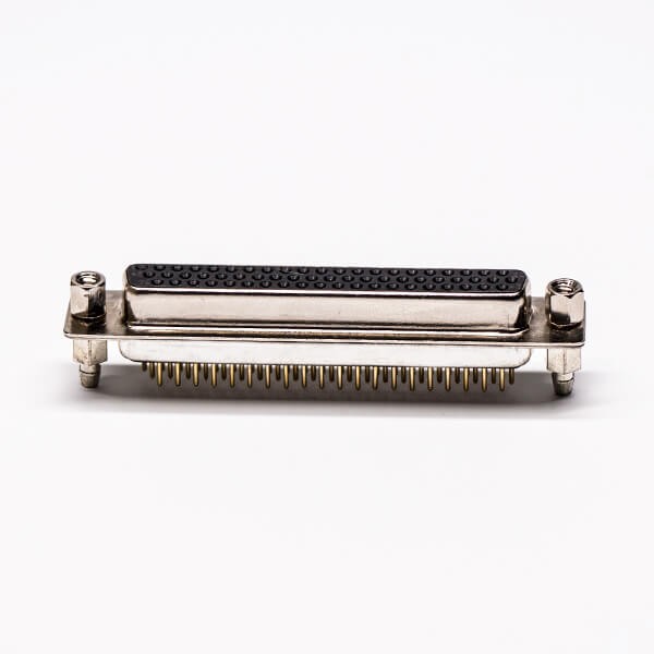 High Density D sub 62 Pin Male Straight Staking type Through Hole for PCB Mount