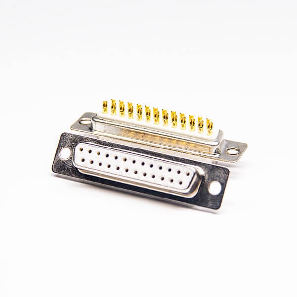 Solder Type 25 Pin D SUB Connector 180 Degree Solder Type for Cable
