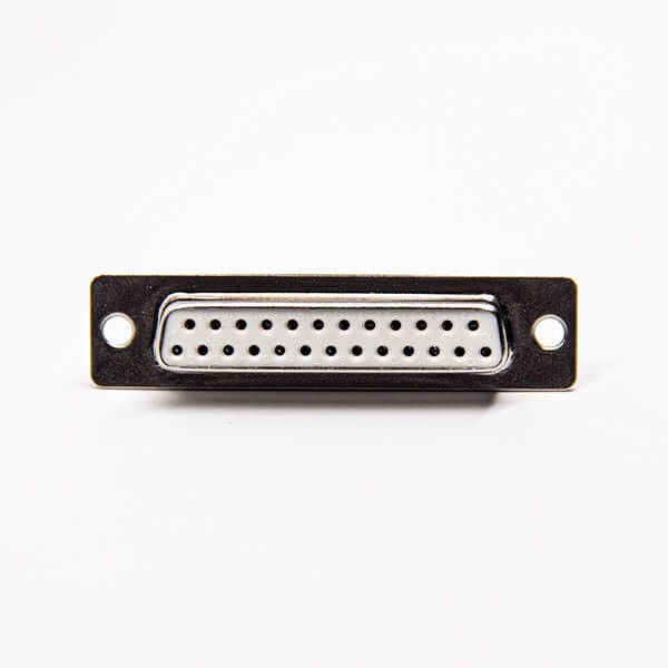 Standard 25 Pin Female D SUB Connector Solder Type for Cable