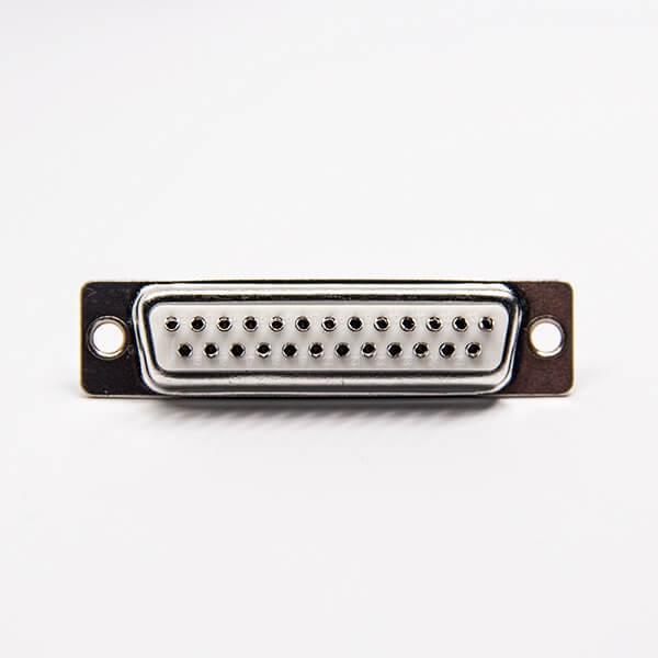 Standard 25 Pin Female D SUB Connector Solder Type for Cable