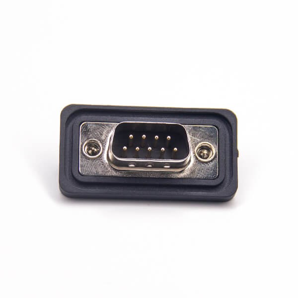 Standard IP67 Waterproof D-sub 9 Contacts Male Solder Type Connector