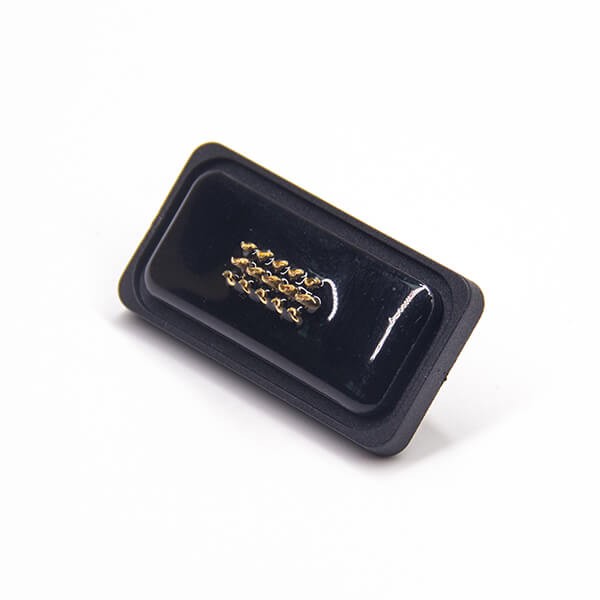 Vga 15 pin d sub Standard IP67 type 3 Rows Solder Type For Cable 20pcs