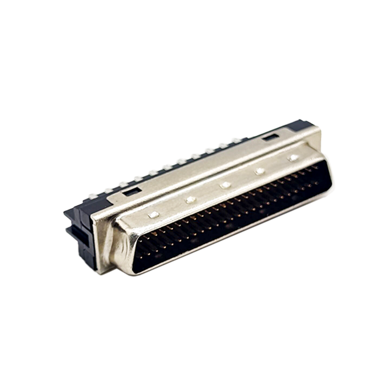 50 PIN SCSI Connector HPDB 50PIN Male Strahght Solder Type for Cable
