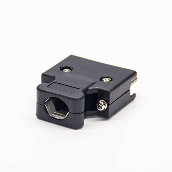 SCSI 20 Pin Male Black Plastic Shell Screw Type Solder