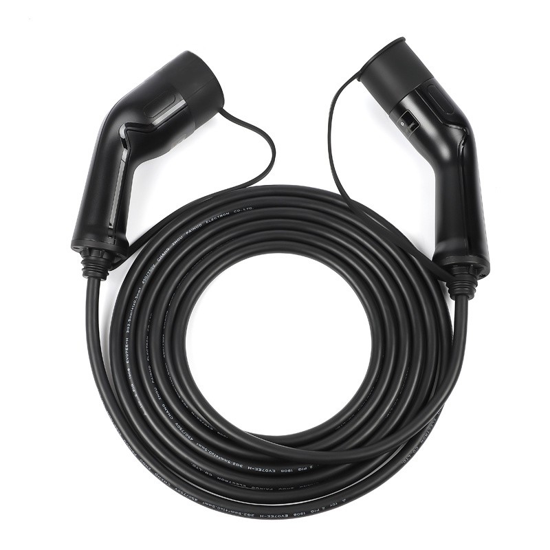 32A 415V Type 2 AC Charging Plug IEC 62196 Three Phase EV Charger Mode 3 with 5M Cable