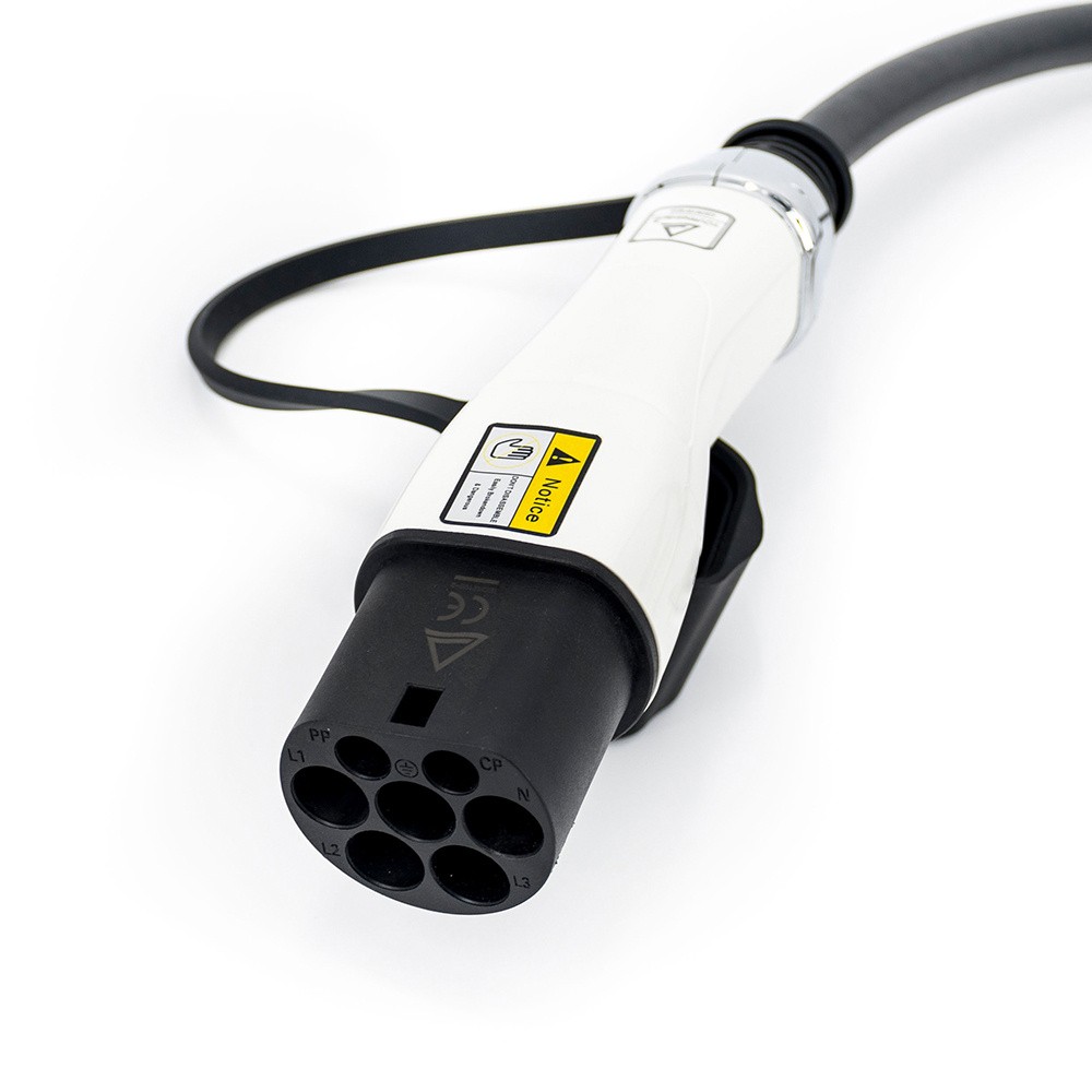 IEC 62196 Standards Type 2 AC 16A 250V Plug Single Phase Connector EV Charger Mode 3 with 5M Cable