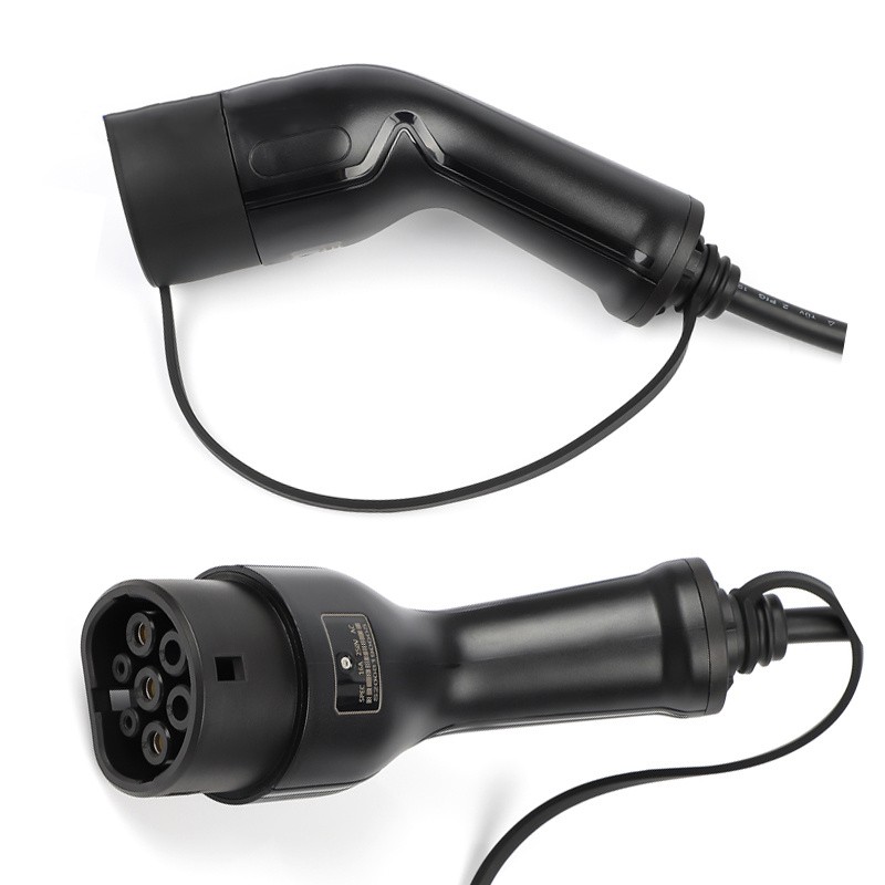 Single Phase Connector EV Charger Mode 3 Type 2 AC 32A 415V Plug with 5 Meters Cable IEC 62196
