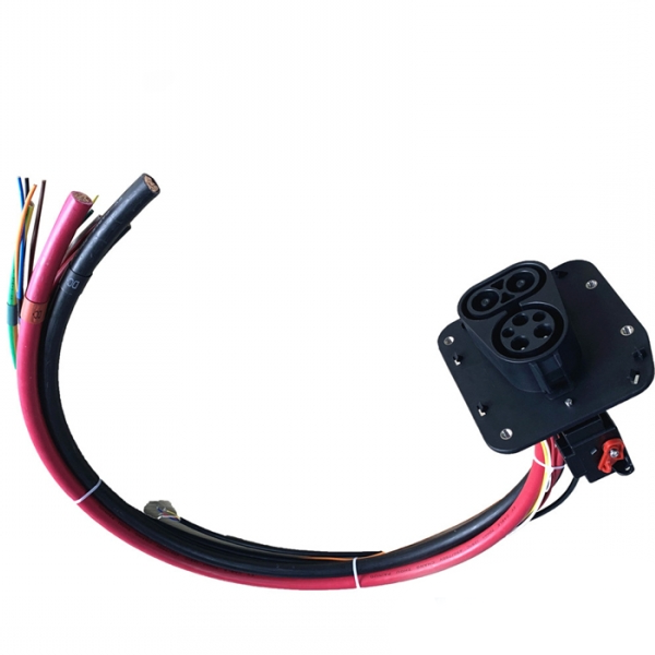 Single Phase EV High Voltage Charger CCS COMBO1 150A 1000V Socket Connector with 0.5M Cable