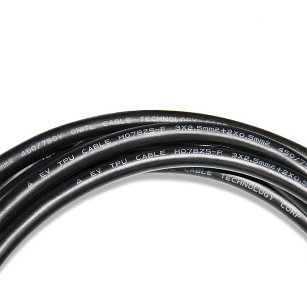 type 2 to type 2 charging cable 16a Three Phase Ev Charging Cables EN 62196-2 Standard