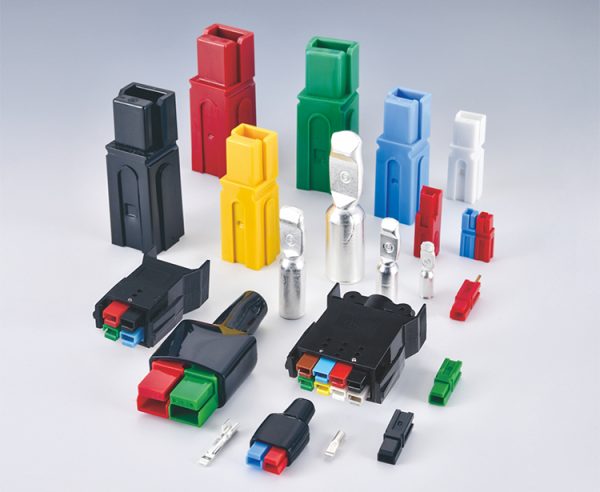 45A Quick Connect Disconnect Plug 1 Way Forklift Battery Cable Connector Plastic