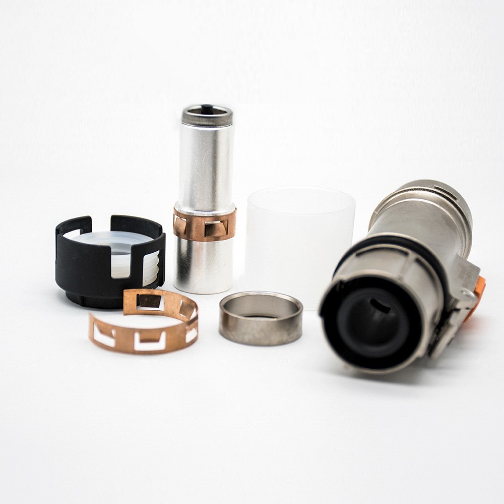 12mm HVIL High Voltage Interlock Connector 1Pin 350A Straight Plug Metal Shell